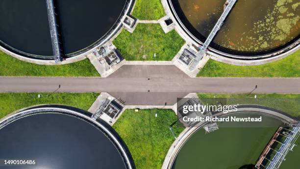 water treatment plant - london pollution stock pictures, royalty-free photos & images