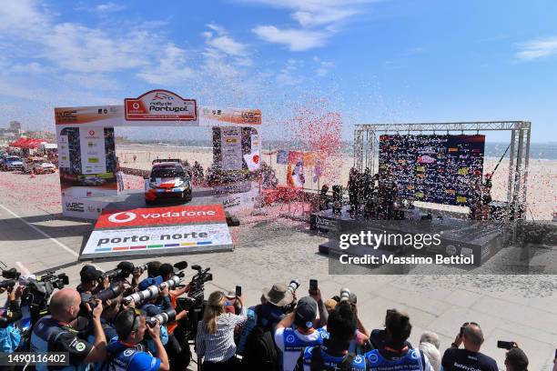 Dani Sordo of Spain and Candido Carrera of Spain , Kalle Rovanpera of Finland and Jonne Halttunen of Finland , Esapekka Lappi of Finland and Janne...