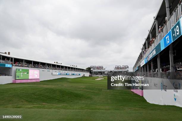 Scenic view of the 17th hole during the final round of the AT&T Byron Nelson at TPC Craig Ranch on May 14, 2023 in McKinney, Texas.