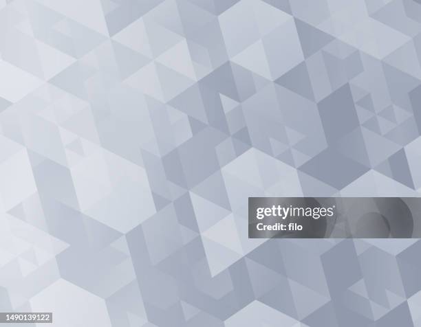 geometric shape modern gray silver abstract background - diamond-jubilee stock illustrations