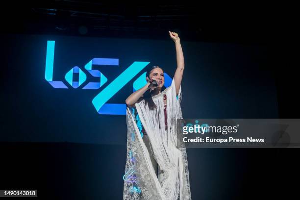 Singer Blanca Paloma during the Los 40 Classic eighties party at Plaza Mayor, on 14 May, 2023 in Madrid, Spain. On the occasion of the San Isidro...
