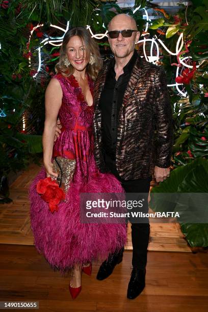 John Caudwell and guest attend the Champagne Reception during the 2023 BAFTA Television Awards with P&O Cruises at The Royal Festival Hall on May 14,...
