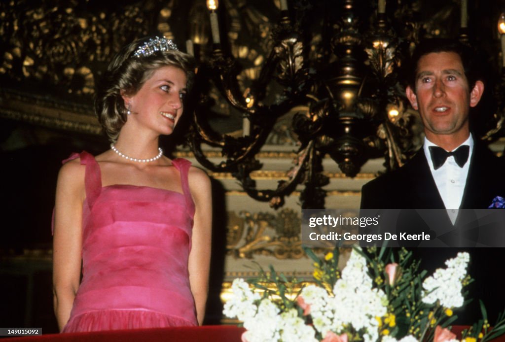 Diana and Charles at La Scala