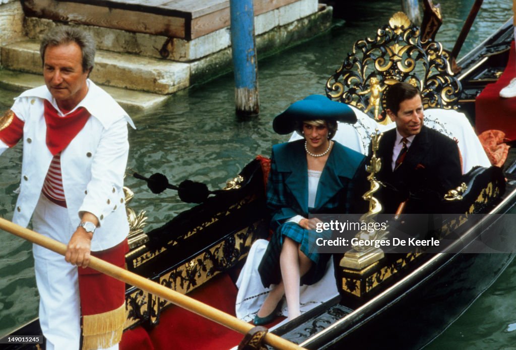Diana And Charles In Venice