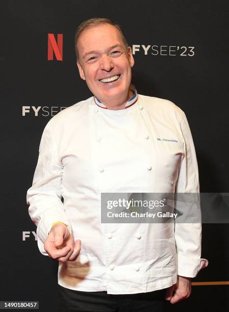 Jacques Torres attends FYSEE Food Day | Netflix at Red Studios on May 14, 2023 in Los Angeles, California.