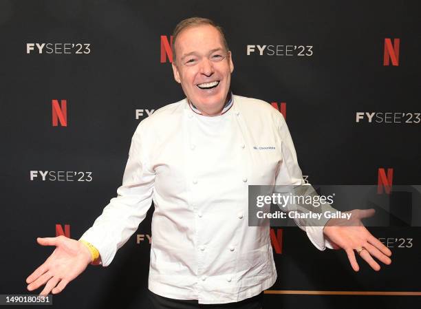Jacques Torres attends FYSEE Food Day | Netflix at Red Studios on May 14, 2023 in Los Angeles, California.