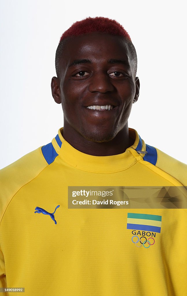 Gabon Men's Official Olympic Football Team Portraits