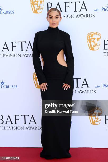 Frankie Bridge attends the 2023 BAFTA Television Awards with P&O Cruises at The Royal Festival Hall on May 14, 2023 in London, England.