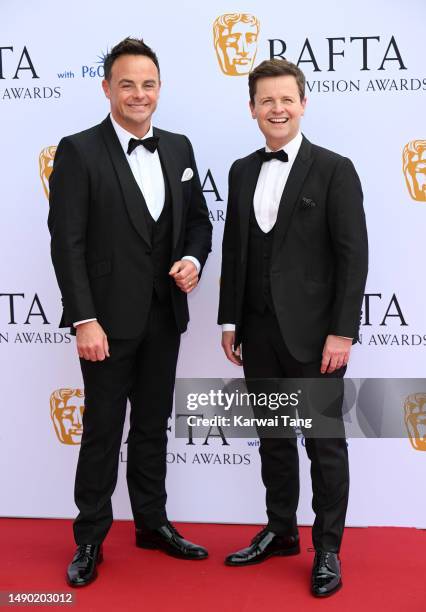 Anthony McPartlin and Declan Donnelly attend the 2023 BAFTA Television Awards with P&O Cruises at The Royal Festival Hall on May 14, 2023 in London,...