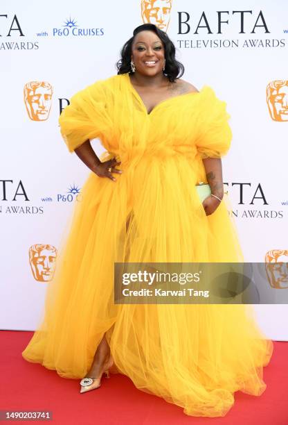 Judi Love attends the 2023 BAFTA Television Awards with P&O Cruises at The Royal Festival Hall on May 14, 2023 in London, England.