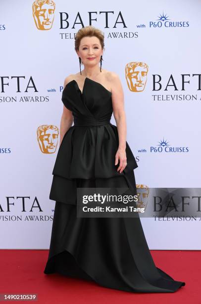 Lesley Manville attends the 2023 BAFTA Television Awards with P&O Cruises at The Royal Festival Hall on May 14, 2023 in London, England.