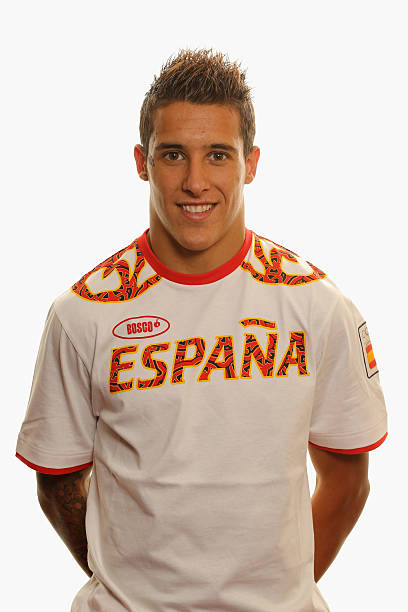 GBR: Spain Men's Official Olympic Football Team Portraits