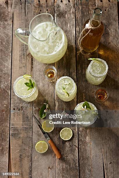 margaritas - tequila drink stock pictures, royalty-free photos & images