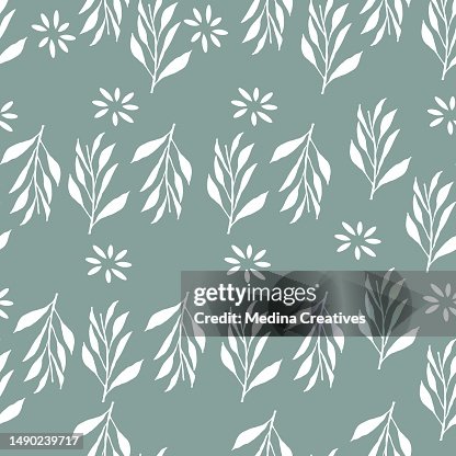 Floral vector seamless pattern. Floral vector seamless pattern.