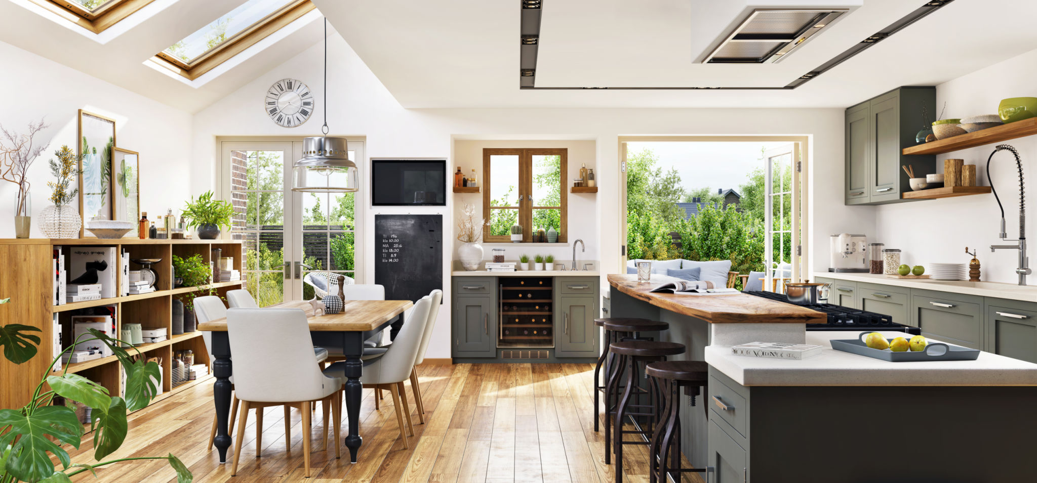 open kitchen