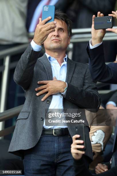 Fabrice Santoro attends the Ligue 1 match between Paris Saint-Germain and AC Ajaccio at Parc des Princes on May 13, 2023 in Paris, France.