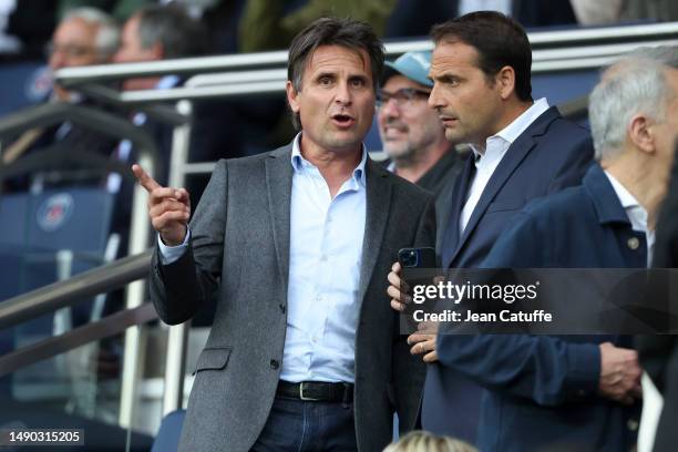 Fabrice Santoro attends the Ligue 1 match between Paris Saint-Germain and AC Ajaccio at Parc des Princes on May 13, 2023 in Paris, France.