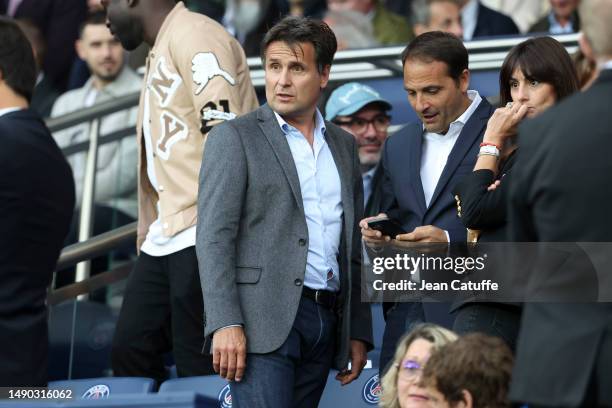 Fabrice Santoro attends the Ligue 1 match between Paris Saint-Germain and AC Ajaccio at Parc des Princes on May 13, 2023 in Paris, France.