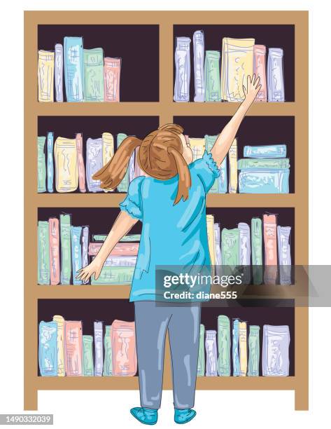 Reaching Books 116 Vertical Student Reaching For Book Stock Photos, High-Res Pictures ...