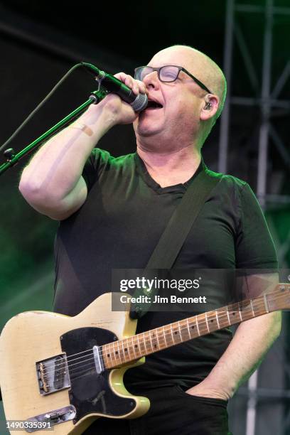 Lead vocalist and rhythm guitarist Black Francis of Pixies performs live on stage during Kilby Block Party on May 14, 2023 in Salt Lake City, Utah.