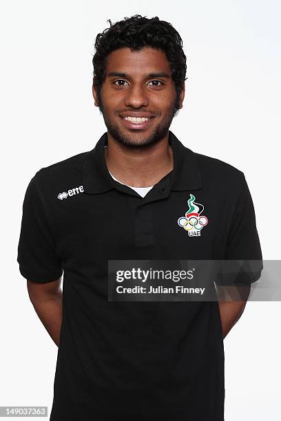 Saeed Rashed 29 United Arab Emirates Mens Official Olympic Football Team Portraits ...