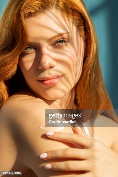 natural beauty - sun on face stock pictures, royalty-free photos & images