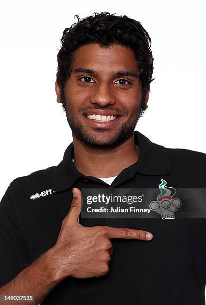Saeed Rashed 29 United Arab Emirates Mens Official Olympic Football Team Portraits ...