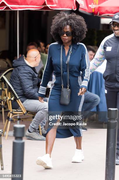 Viola Davis is seen ahead of the 76th Cannes film festival on May 15, 2023 in Cannes, France.