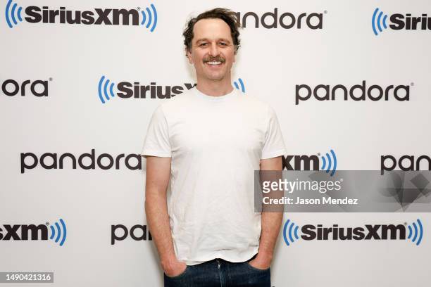 Matthew Rhys visits SiriusXM Studios on May 15, 2023 in New York City.