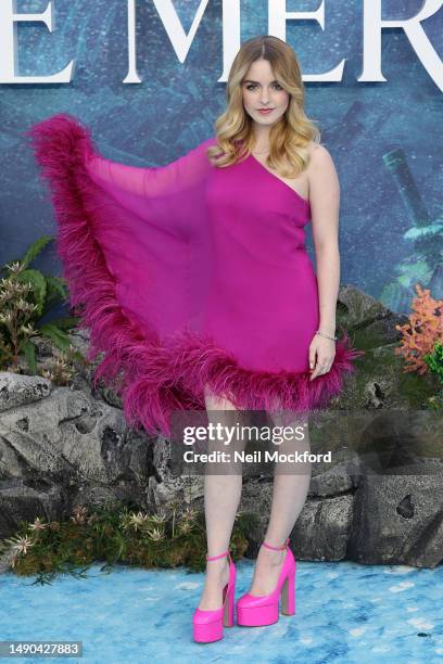 Mckenna Grace attends the UK Premiere of "The Little Mermaid" at Odeon Luxe Leicester Square on May 15, 2023 in London, England.