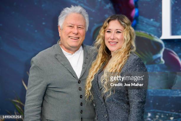 Lan Menken and Anna Rose Menken attend the UK Premiere of "The Little Mermaid" at Odeon Luxe Leicester Square on May 15, 2023 in London, England.