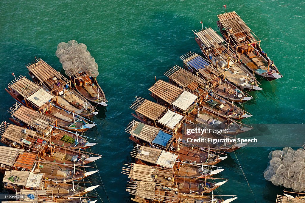 Fishing boats in Mina Zayed