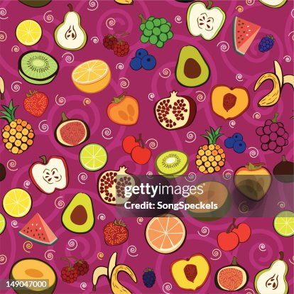 Fruit Pattern Seamless Fruit Pattern Seamless