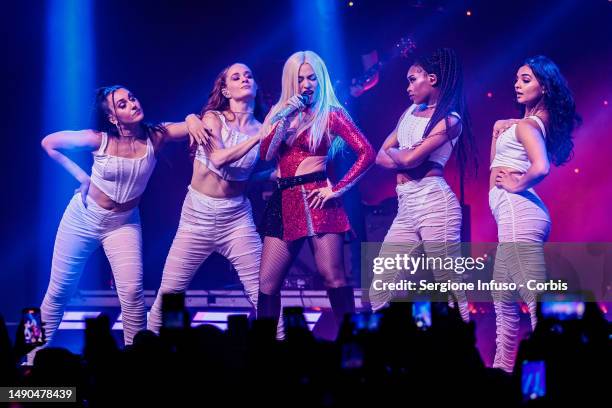 Ava Max performs at Fabrique on May 15, 2023 in Milan, Italy.