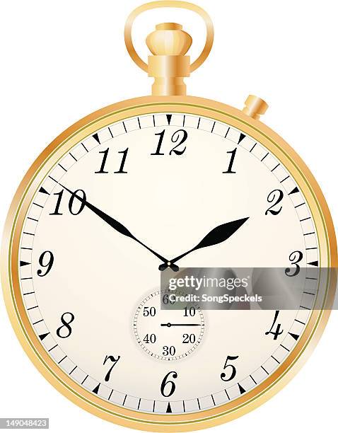 pocket watch - pocket watch stock illustrations