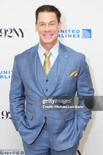 John Cena attends a conversation with Josh Horowitz for "Fast X" at The 92nd Street Y, New York on May 15, 2023 in New York City.