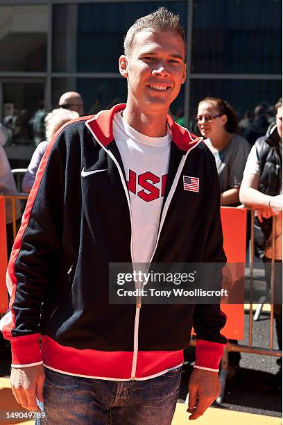 John Nunn of the USA Olympic team attends the UK premiere of Dr Seuss' The Lorax at cineworld on July 22, 2012 in Birmingham, England.