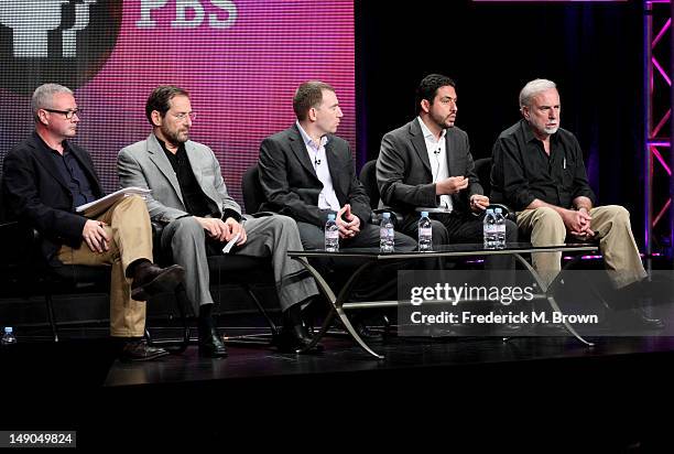 Simon Kilmurry, Executive producer, POV, Robert Rosenthal, Executive director, Center for Investigative Reporting, Ioan Grillo, Journalist and author...