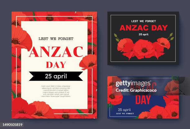 25 april each year, anzac day is a national memorial day in australia and new zealand. - anzac soldier stock illustrations