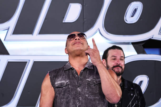 Vin Diesel attends the red carpet for the Mexico City premiere of "Fast X" at Plaza Toreo Parque Central on May 15, 2023 in Naucalpan de Juarez,...