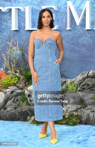 Rochelle Humes attends the UK Premiere of "The Little Mermaid" at Odeon Luxe Leicester Square on May 15, 2023 in London, England.