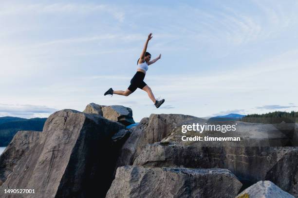 Stepping Over Rocks 875 Jump Over Rock Stock Photos, High-Res Pictures, and Images - Getty ...