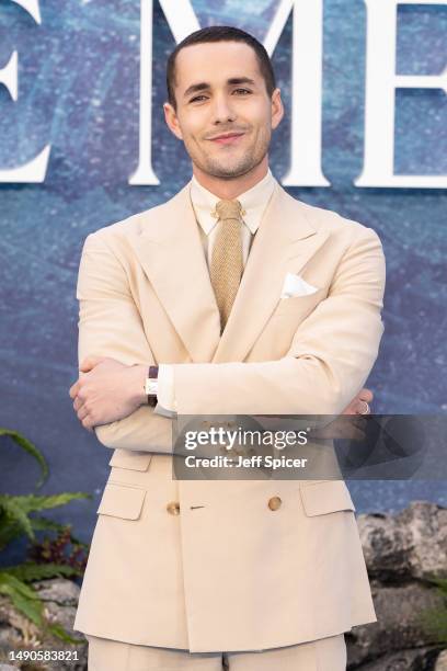 Jonah Hauer-King attends the UK Premiere of "The Little Mermaid" at Odeon Luxe Leicester Square on May 15, 2023 in London, England.