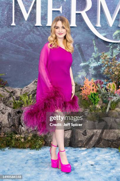 Mckenna Grace attends the UK Premiere of "The Little Mermaid" at Odeon Luxe Leicester Square on May 15, 2023 in London, England.