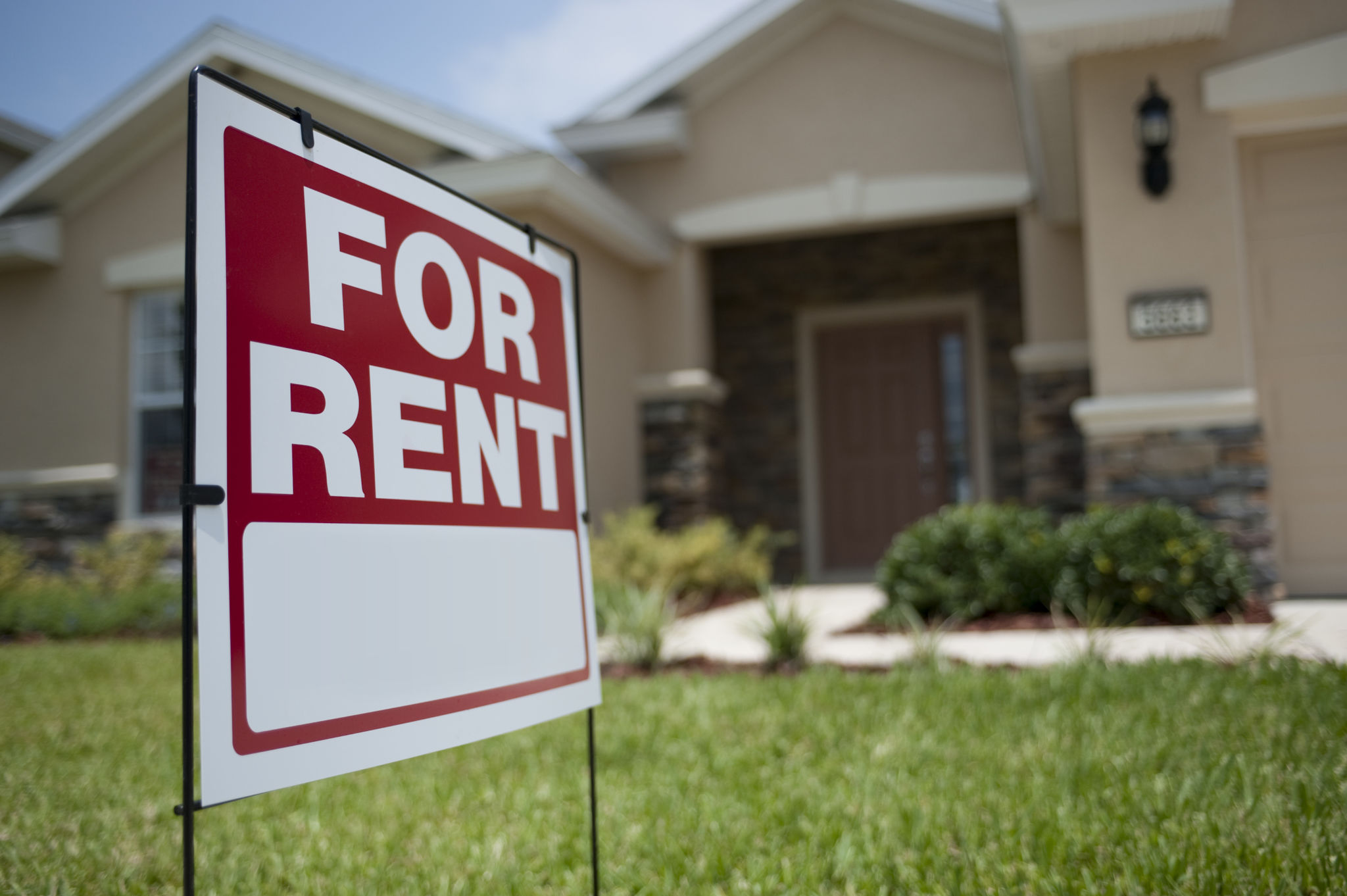 house rental sign