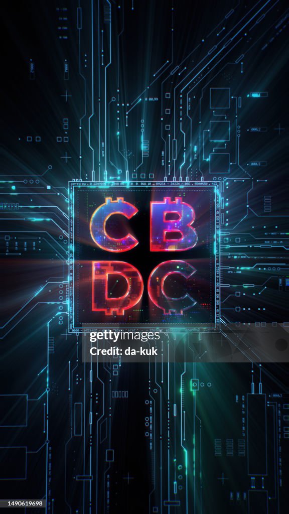 The Power of new digital currency CBDC concept. Transforming Industries and Customer Service. A game-changer for global commerce.
