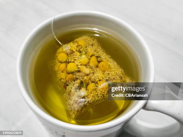 chamomile tea - chamomile stock pictures, royalty-free photos & images