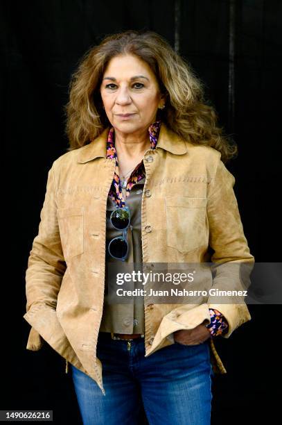 Lolita Flores attends the "19, Solos Frente A La Verdad" photocall at Cines Embajadores on May 16, 2023 in Madrid, Spain.