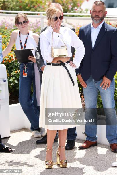 Julia Ducournau attends the jury photocall at the 76th annual Cannes film festival at Palais des Festivals on May 16, 2023 in Cannes, France.