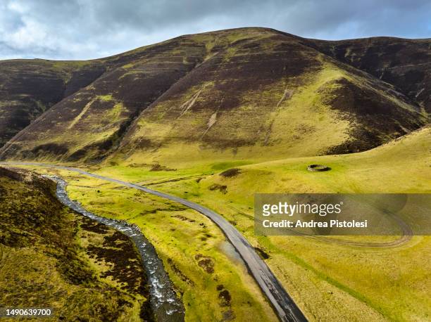 mennock pass in southern scotland - dumfries and galloway stock pictures, royalty-free photos & images